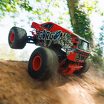 Arrma GORGON 4X2 MEGA 550 Brushed 1/10 Monster Truck RTR (Red) w/SLT2 2.4GHz Radio, Battery & Charger (ARA3230ST2)