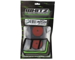 Whitz Racing Products 1/10 Whiplash Front 2.2" Sprint Car Wheels (Red) (2) (12mm Hex) (WRP-WL-FRT-RED)