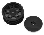 Whitz Racing Products 1/10 Whiplash Front 2.2" Sprint Car Wheels (Black) (2) (12mm Hex) (WRP-WL-FRT-BLK)