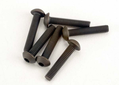 Traxxas 3x15mm Button Head Screws (6) (TRA2579)