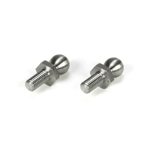 Team Losi Racing 4.8x6mm Titanium Ball Stud Set (2) TLR6030