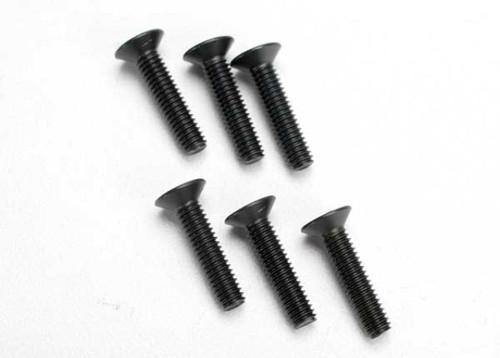 Traxxas 4x18mm Flat Head Screws (6) (TRA2547)
