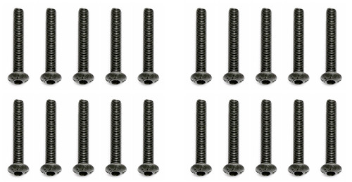 Team Associated 3x20mm Button Head Hex Screw (10) (ASC25188)