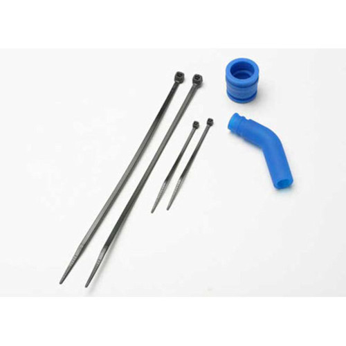 Traxxas Molded Pipe Coupler (Blue) TRA5245