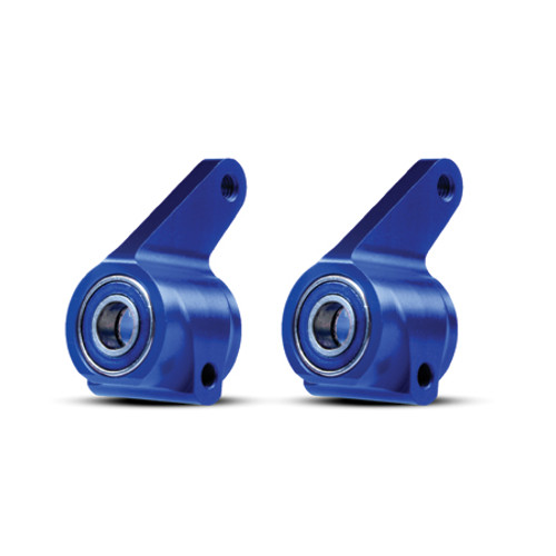 Traxxas Aluminum Steering Blocks w/Ball Bearings (Blue) (2) TRA3636A Traxxas Aluminum Steering Blocks w/Ball Bearings (Blue) (2) TRA3636A