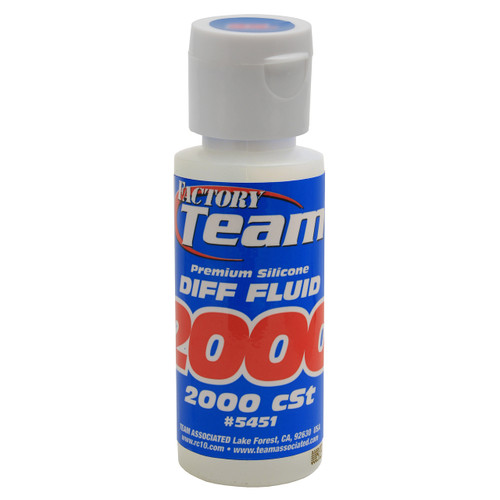 Team Associated Silicone Differential Fluid (2oz) (2,000cst) (ASC5451) Team Associated Silicone Differential Fluid (2oz) (2,000cst) (ASC5451)