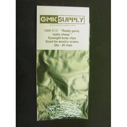 GMK Supply GMK0137 Body Clips flyweight qty. 25