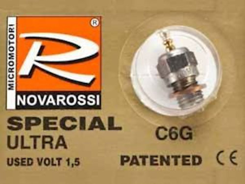 Novarossi C6G Standard #6 Ultra Glow Plug (Medium)
