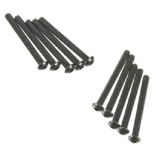 Axial AXA121 Hex Socket Button Head M3x30mm Black (10)