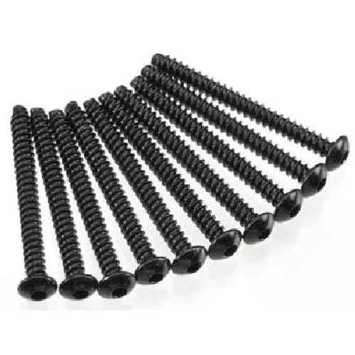 Axial AXA441 Hex Tap Button Head M3x30mm Black (10) Axial AXA441 Hex Tap Button Head M3x30mm Black (10)