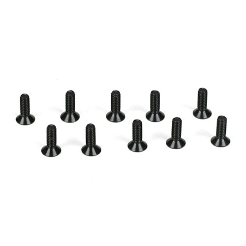 Team Losi Racing 2x6mm Flat Head Screws (10) TLR5960