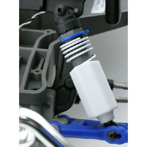 RPM Shock Shaft Guards (White) (4) (RPM80401) RPM Shock Shaft Guards (White) (4) (RPM80401)