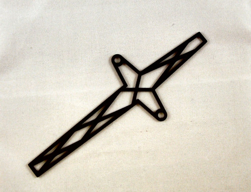 Team SR Team Associated T4.1 Tripple X Battery Brace, 60/61 T6 Aluminum (TSR251)