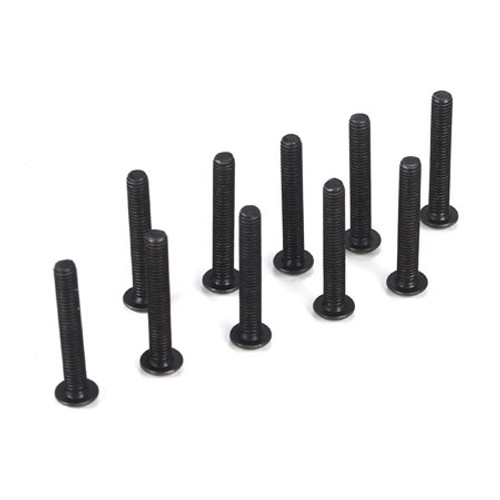 Team Losi Racing M3x20mm Button Head Screws (10) (TLR5911)