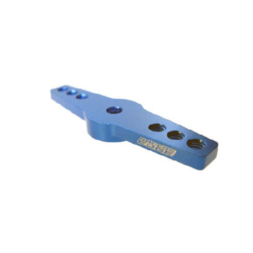 Racers Edge RCE10379B Aluminum Servo Horn Double Arm JR Blue Racers Edge RCE10379B Aluminum Servo Horn Double Arm JR Blue
