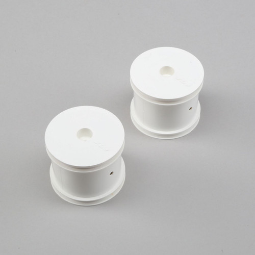 Team Losi Racing 2.2" 1/10 Stadium Truck Wheels (2) (TLR 22T) (White) TLR7003