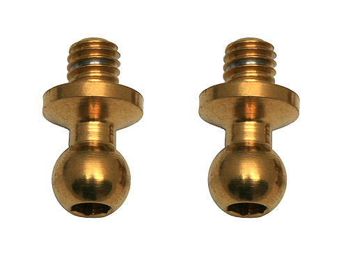 Team Associated 3.25mm Factory Team Long Neck Ti-Nitride Ball Stud Set (2) (ASC31375)