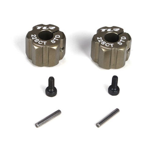 Team Losi Racing Aluminum Rear Hex Set (Standard Width) (TLR2933)