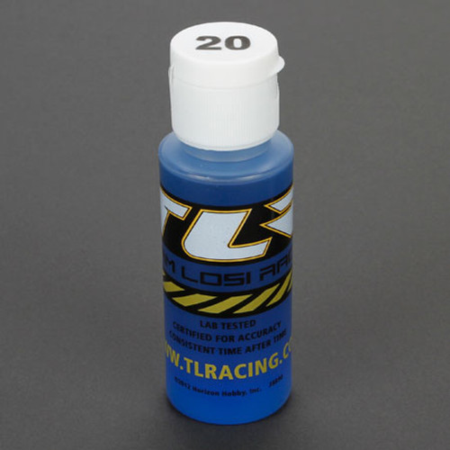 Team Losi Racing Silicone Shock Oil (2oz) (20wt) (TLR74002)