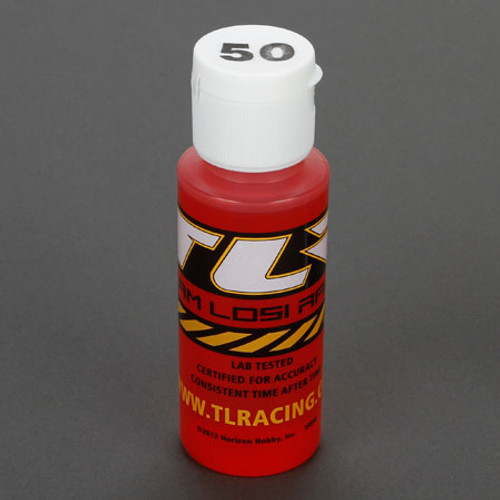 Team Losi Racing Silicone Shock Oil (2oz) (50wt) TLR74013