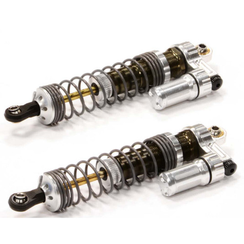 Integy INTC24719SILVER Alloy T2 Piggyback Shock Set Wraith (2)