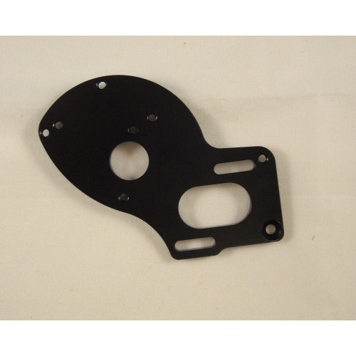 X-Factory 1235 4-Gear Lowered Motor Plate (Black)
