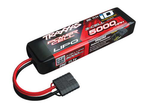 Traxxas 3S "Power Cell" 25C LiPo Battery w/iD Traxxas Connector (11.1V/5000mAh) (TRA2872X) Traxxas 3S "Power Cell" 25C LiPo Battery w/iD Traxxas Connector (11.1V/5000mAh) (TRA2872X)