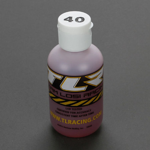 Team Losi Racing Silicone Shock Oil (4oz) (40wt) TLR74025