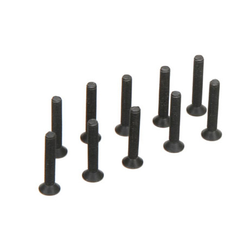 Team Losi Racing 3x18mm Flat Head Hex Screw (10) TLR235005