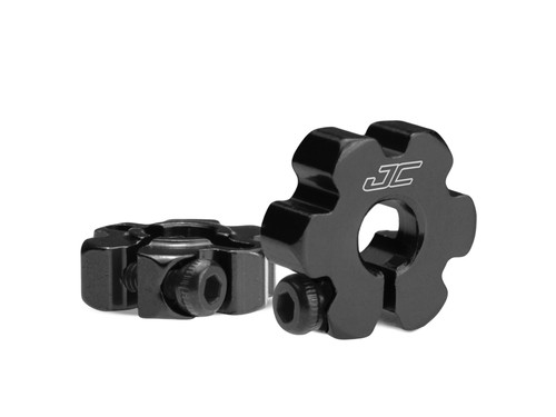 JConcepts JCO2347-2 B5/B5M Aluminum Ultra Front Wheel Hexes (Black) JConcepts JCO2347-2 B5/B5M Aluminum Ultra Front Wheel Hexes (Black)