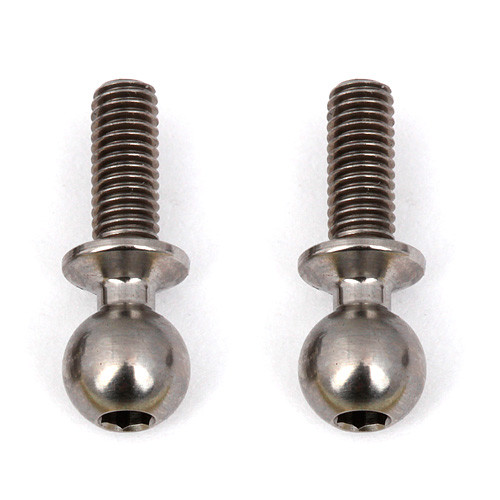 Team Associated 8mm Factory Team Heavy Duty Titanium Ball Stud Set (2) (ASC91752)