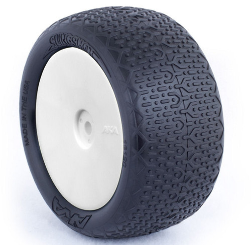 AKA "EVO" Typo 2.4" Rear Buggy Pre-Mounted Tires (2) (White) (Super Soft) w/12mm Hex (AKA13120VRW) AKA "EVO" Typo 2.4" Rear Buggy Pre-Mounted Tires (2) (White) (Super Soft) w/12mm Hex (AKA13120VRW)