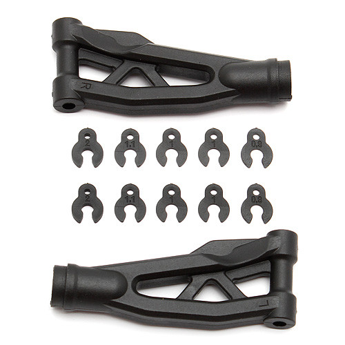Team Associated Front Upper Arm Set w/Caster Inserts (ASC81055)