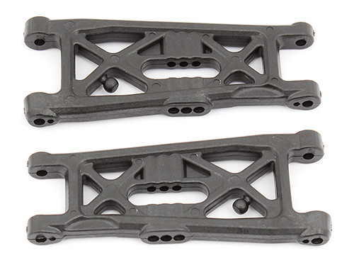 Team Associated B6 "Flat" Front Arms (Hard) (ASC91672)