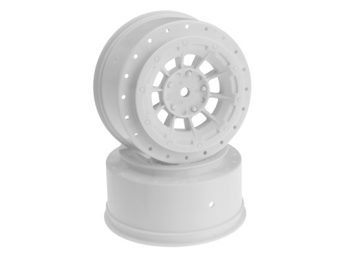JConcepts 12mm Hex Hazard Short Course Wheels w/3mm Offset (White) (2) (SC6.1) (JCO3344W) JConcepts 12mm Hex Hazard Short Course Wheels w/3mm Offset (White) (2) (SC6.1) (JCO3344W)