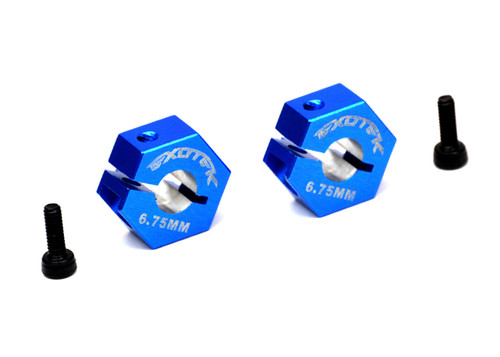 Exotek 12mm B6 HD Aluminum Hex (Blue) (2) EXO1692BLU