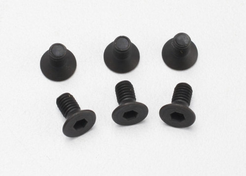 Traxxas 3x6mm Flat Head Machine Hex Screw (6) (TRA2534) Traxxas 3x6mm Flat Head Machine Hex Screw (6) (TRA2534)
