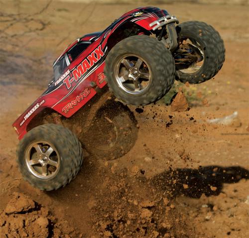 Traxxas T-Maxx 3.3 4WD RTR Nitro Monster Truck (Red) w/TQi, TSM