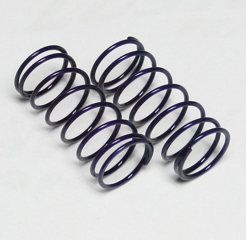 Custom Works Big Bore Shock Spring (2) (8lb/Purple) (CSW1828)