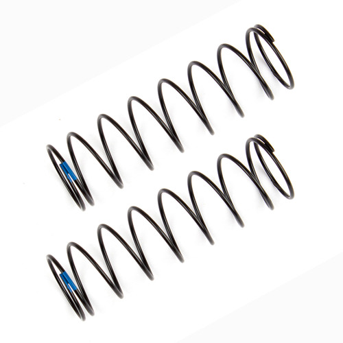 Team Associated 12mm Rear Shock Spring (2) (Blue/2.20lbs) (61mm Long) (ASC91840)