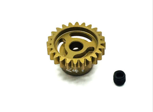 Trinity 48P Ultra Light Weight Aluminum Pinion Gear (3.17mm Bore) (24T) (TRITEP4024)