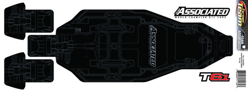 Team Associated T6.1 Factory Team Precut Chassis Protective Sheet (ASC71132) Team Associated T6.1 Factory Team Precut Chassis Protective Sheet (ASC71132)