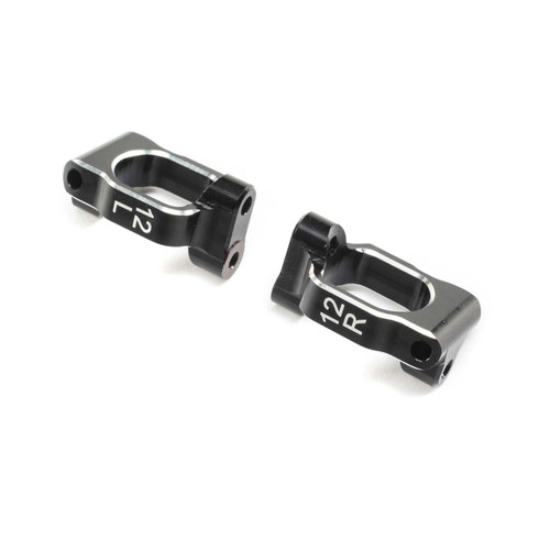 Team Losi Racing 22X-4 Aluminum 12 degree Caster Block Set (TLR234120)