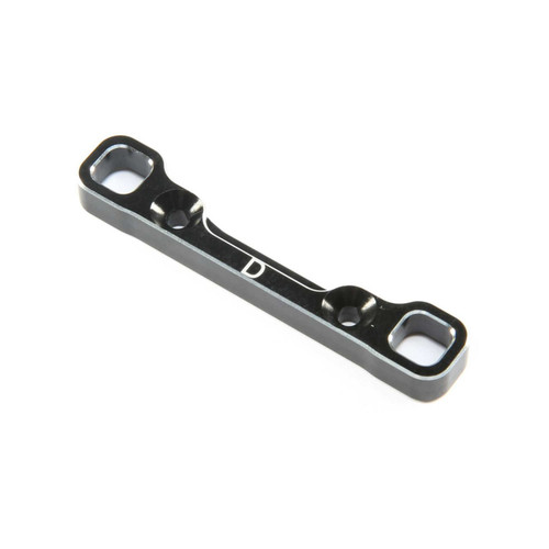 Team Losi Racing 22X-4 Aluminum "D" Pivot Block (Black) (TLR234131)