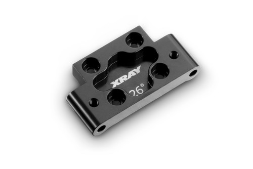 XRAY XB2 26° Aluminum Front Lower Arm Mount (XRA322310) XRAY XB2 26° Aluminum Front Lower Arm Mount (XRA322310)
