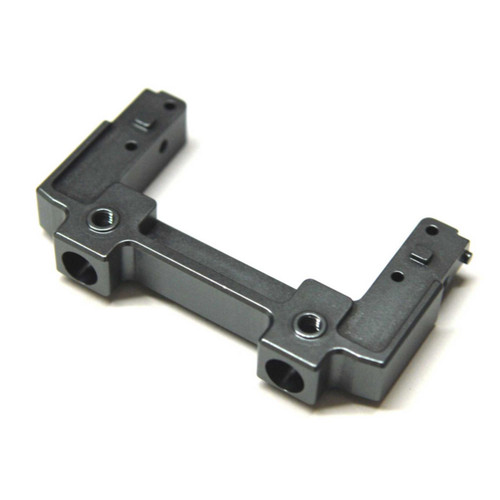 ST Racing Concepts SCX10 II Aluminum Rear Bumper Mount/Chassis Brace (Gun Metal) (SPTSTA31393GM)
