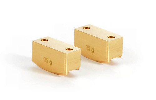 XRAY 15G Rear Brass Upright Weight (2) (XRA351182)