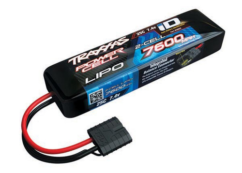 Traxxas 2S "Power Cell" 25C LiPo Battery w/iD Traxxas Connector (7.4V/7600mAh) (TRA2869X) Traxxas 2S "Power Cell" 25C LiPo Battery w/iD Traxxas Connector (7.4V/7600mAh) (TRA2869X)