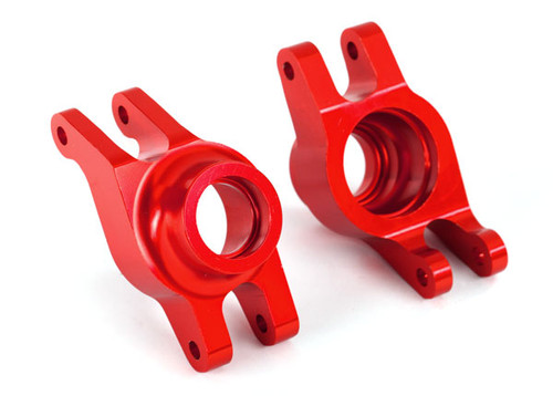 Traxxas Maxx Aluminum Hub Carriers (Red) (TRA8952R)