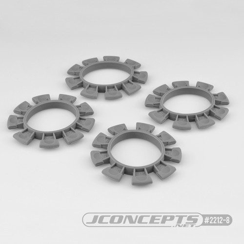 JConcepts "Satellite" Tire Glue Bands (Gray) (JCO2212-8)